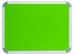 Parrot Info Board Aluminium Frame 900 600MM Lime Green