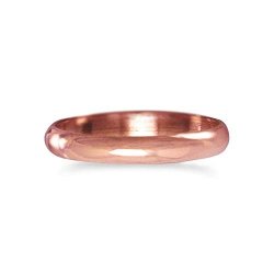 Samie Collection Pure Uncoated Solid Healing Therapy Copper Ring Band For Men & Women: 3MM 6MM 8MM: Plain & Hammered- Trace Mineral Natural Relief
