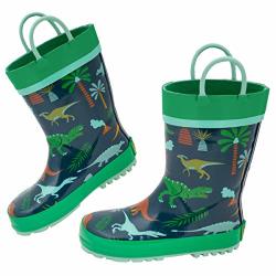 Stephen Joseph Kids Rain Boots Dino 8