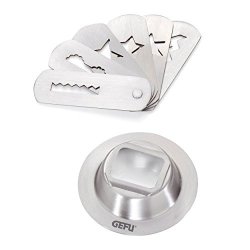 Gefu Cookies Inset Measure: 5 Accessories For Biscuits Meat Mincer Stainless Steel 14220