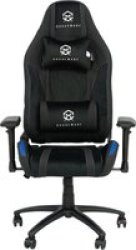 GC300 Advanced Gaming Chair Black blue - Up To 175KG
