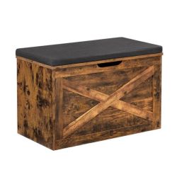 Rustic Industrial Storage Box & Bench