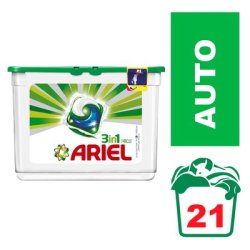 Ariel Liquid Detergent Capsules 21S