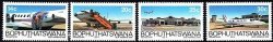 Bophuthatswana - 1986 Bop Airways Set Mnh Sacc 177-180