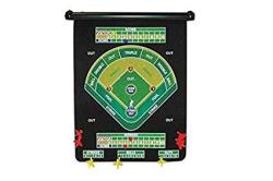 Magnetic Baseball Theme Dart Set Comes With 6 Magnetic Darts Multi