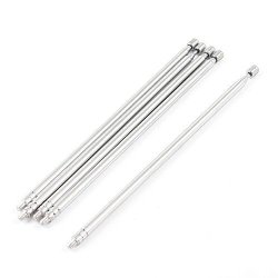 Jiaruixin 5 Pcs Universal Telescopic Metal Long Antenna For Remote Control Accessory Children's Electric Ride On Toys Rc Car Kids Power Wheels Replacement Parts