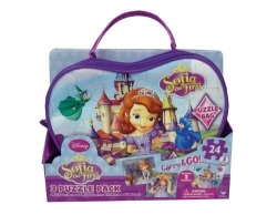 Sofia The FIRST-3 Puzzles In Bag