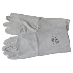 Chrome Leather Glove Apron Palm 8" Premium