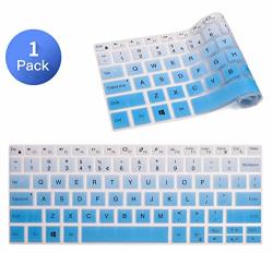 Casedao Keyboard Cover For Dell Xps 13 9380 2019 Dell Xps 13 9370 9365 13.3 Inch Laptop Dell Xps 13 Laptop Keyboard Skin Protector Not For Xps 13 7390 Gradual Blue