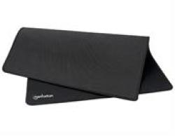 Manhattan XL Gaming Mousepad - Smooth Waterproof Top Surface Stitched Edges Black Retail Box No Warranty