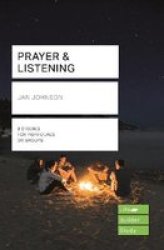 Prayer And Listening Lifebuilder Bible Studies Paperback