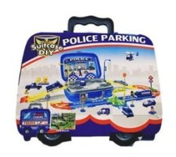 Police Parking Diy Suitcase - Kids Play Set