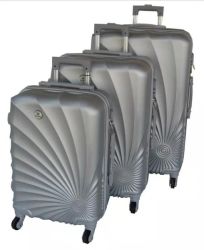 Smte 3-PIECE Spiral Travel Luggage Bag Set
