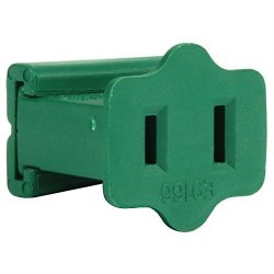 Green - Female Gilbert Replacement Plug For Commercial Christmas Lights - SPT-1 Rated