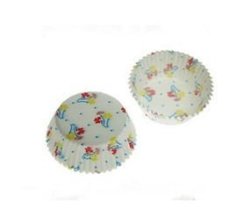 72 X Medium Baking Paper Cup Cake Cupcake Muffin Cases Spring Bouquet