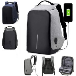 Anti-Theft Laptop Backpack + USB Charging Port
