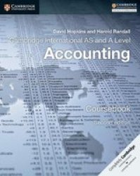 Cambridge International As And A Level Accounting Coursebook Paperback 2ND Revised Edition