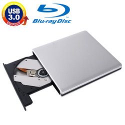 Usb 3.0 Aluminum Alloy Portable Dvd Cd Rewritable Blu-ray Drive