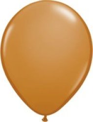 Latex Balloons 28 Cm - Mocha Brown 100 Pack