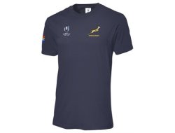Springbok Unisex Rwc T-Shirt - Navy M