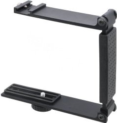 Aluminum MINI Folding Bracket For Sony Cyber-shot DSC-RX100 Iv Accommodates Microphones Or Flashes