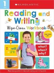 First Grade Reading writing Wipe Clean Workbook - Scholastic Paperback