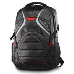 Targus Strike 17.3 Gaming Laptop Backpack - Black & Red