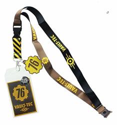 Fallout 76 Collector's Special Edition Vault-tec Lanyard And Charm
