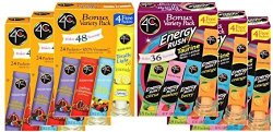 4C Energy Rush Stix 18 Ct. Variety Pack & 4C Drink Mix Stix 24 Pk. Variety Pack Pack Of 6 Total Boxes 3 Of Each Flavor 126 Total Packets