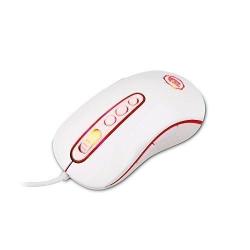 Redragon M702 Phoenix 4000 Dpi USB Customizable Gaming Mouse For PC 10 Buttons 5 Programmable User Modes Weight And Balance Tunable LED Backlighting White