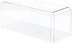 Pioneer Plastics Clear Acrylic Display Case For Large 1:18 Scale Cars Mirrored 15.5" X 7" X 6" Pack Of 6