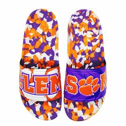 Hype Co Clemson University Cu Tigers Slydr Sports Ncaa Sandals 10 Womens 8 Mens - Beach Slides - Pool Slippers