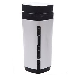 Toogoo R Rechargeable USB Powered Coffee Tea Cup Mug Warmer Automatic Stirring White