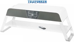 Complete Telefunken Entertainment Stand Simplicity Model White Vessb-2020btw