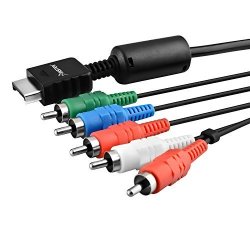 Lowpricenice Premium High Resolution Component Av Cable For Playstation 3 PS3 Playstation 2 PS2