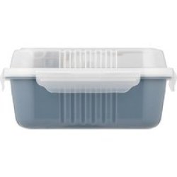 Rectangle Lunch Box 1.7L Blue