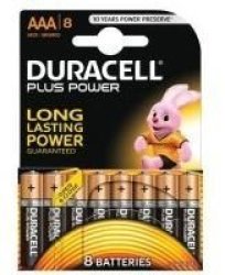 Duracell Plus Power Aaa 8S 10 Pack Economy