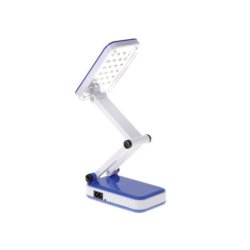 Solar - Led Fold Down Desk Lamp Blue