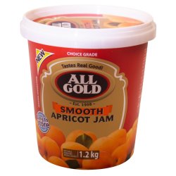 All Gold - Smooth Apricot Jam 6 X 1.2KG