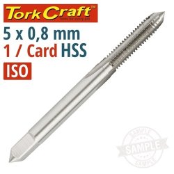 Tork Craft Tap Hss 5X0.8MM Iso 1 CARD NR1050C