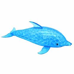 Livoty Beautiful Spongy Dolphin Bead Stress Ball Toy Squeezable Stress Toy Stress Relief Ball Dolphin -blue