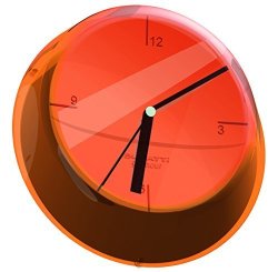Bugatti - Glamour Wall Clock 33 Cm. Orange