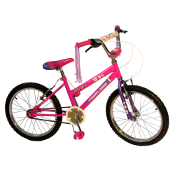 Bmx Girls Flower Power Bike - Pink 20 Inch