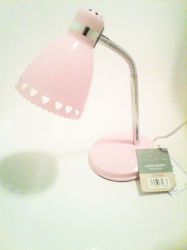 Heart Table Lamp Flexi Desk Lamp Office Study Lamp Bed Side Lamp Pink