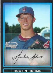Austin Adams - Authentic "autograph" Card - Bowman Chrome 2009
