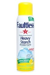 Faultless Heavy Lemon Spray Starch 20 oz Cans