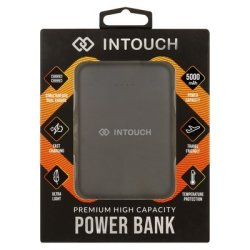 Intouch Powerbank 5000MAH Black
