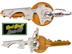 8 In 1 Multi Tool That Fits On A Key Ring - From True Utility