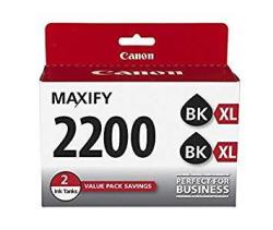 Canon PGI-2200XL Black Twin Ink Pack Compatible To MB5420 MB5320 MG5120 MB5020 IB4120 And IB4020