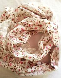 White Lacey Scarf